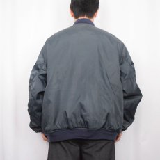 画像5: 民間品 MA-1 TYPE フライトジャケット NAVY (5)