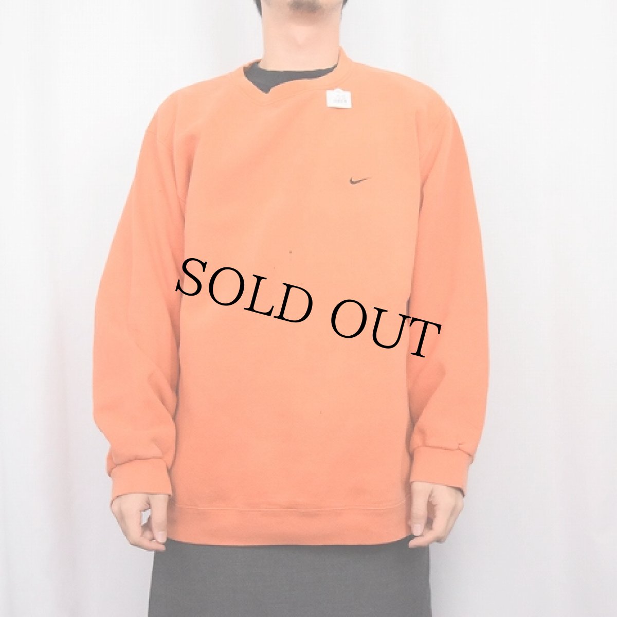 画像3: NIKE ロゴ刺繍 スウェット L (3)