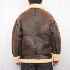 画像3: 〜90's AVIREX LIMITED "B-3 TYPE" ムートンフライトジャケット S (3)