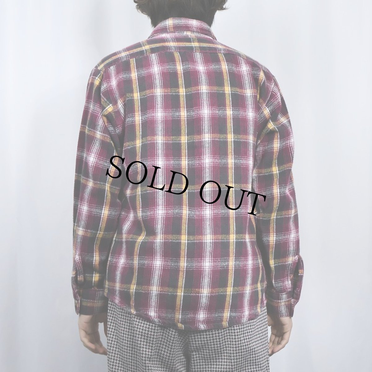 画像3: 90's FIVE BROTHERS USA製 チェック柄 ヘビーネルシャツ M (3)