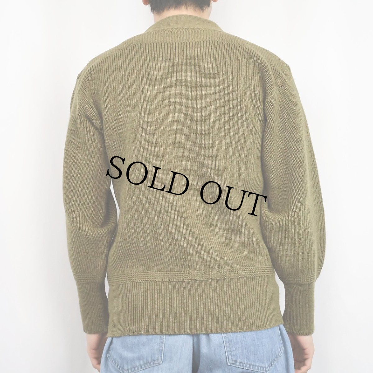 画像3: 40's U.S.AIR FORCE A-1 ウールニットセーター (3)