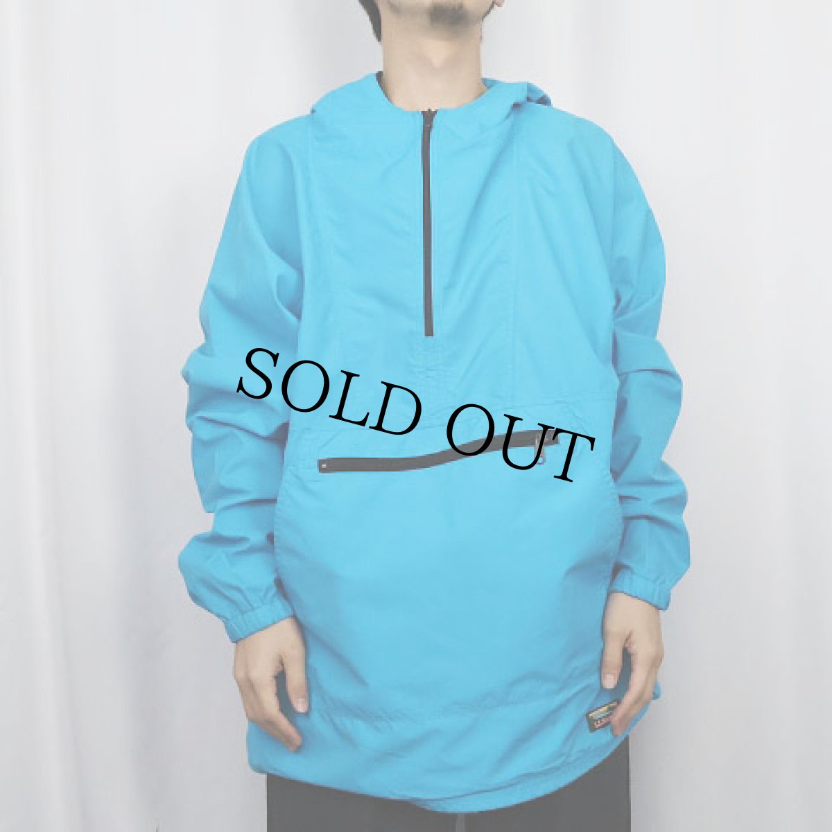 画像2: 80's L.L.Bean USA製 ナイロンアノラックパーカー XL (2)