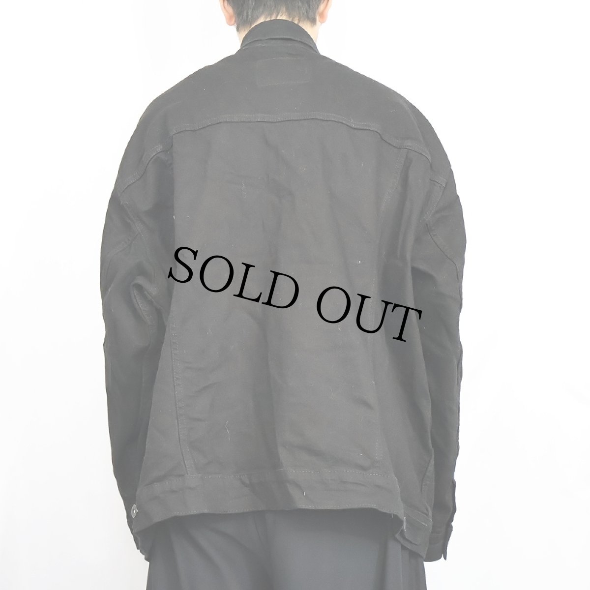 画像3: Levi's ブラックデニムジャケット BLACK 3XL (3)