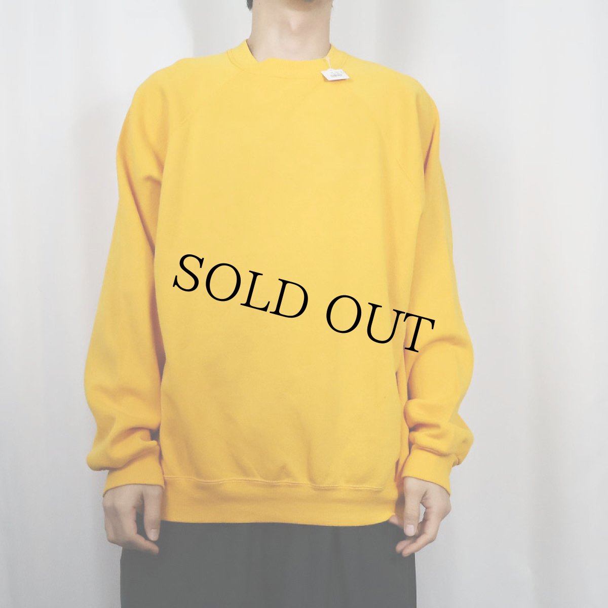 画像2: 80's〜 無地 ラグランスウェット (2)