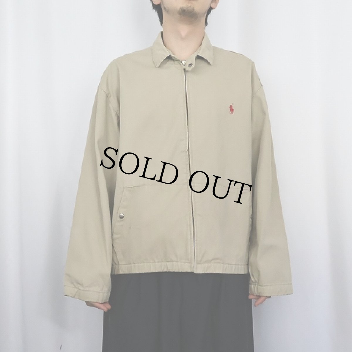 画像2: POLO Ralph Lauren ロゴ刺繍 コットンスイングトップ M (2)