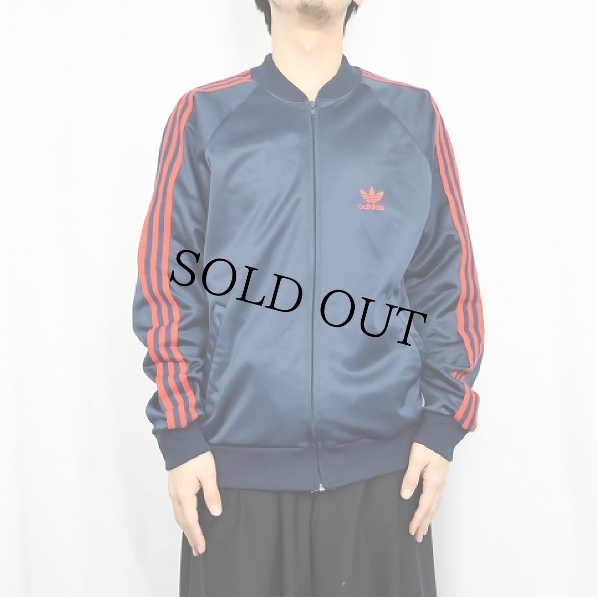 画像2: 80's adidas ATP USA製 トラックジャケット NAVY L (2)