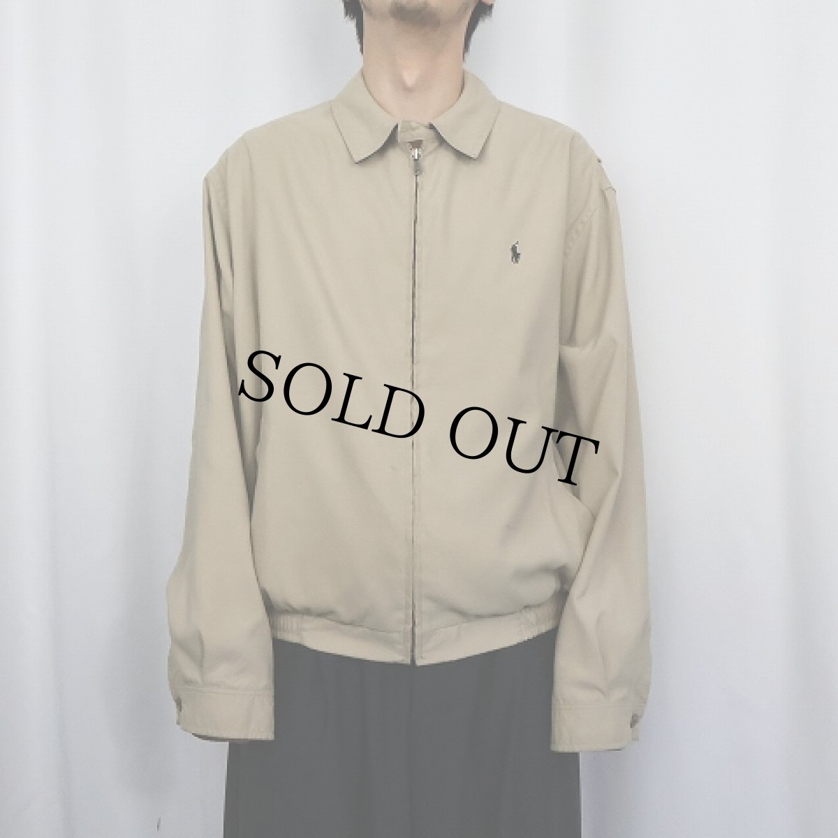 画像2: POLO Ralph Lauren ロゴ刺繍 スイングトップ L (2)