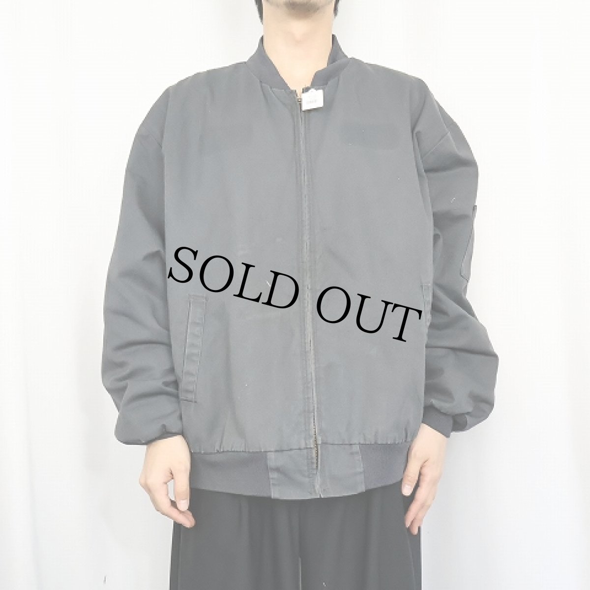 画像2: 80's RED KAP USA製 ワークジャケット GRAY XXL-RG (2)