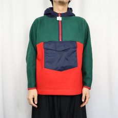画像2: 90's GAP フリースアノラックパーカー XL (2)