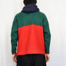 画像3: 90's GAP フリースアノラックパーカー XL (3)