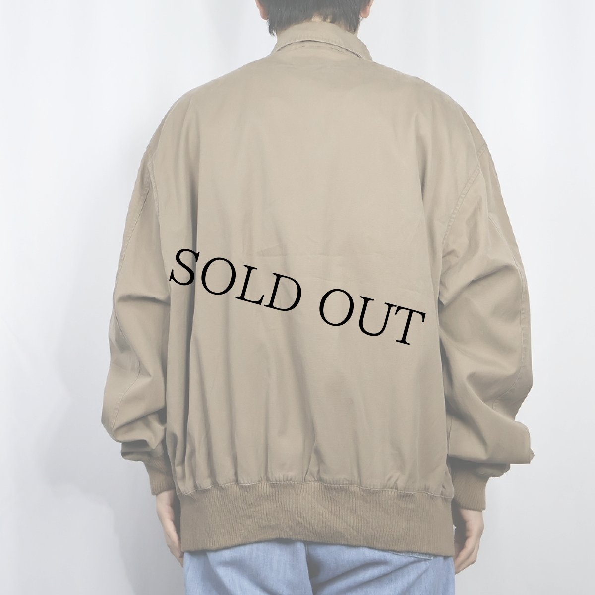 画像3: POLO Ralph Lauren "A-2 TYPE" コットンジャケット XL (3)