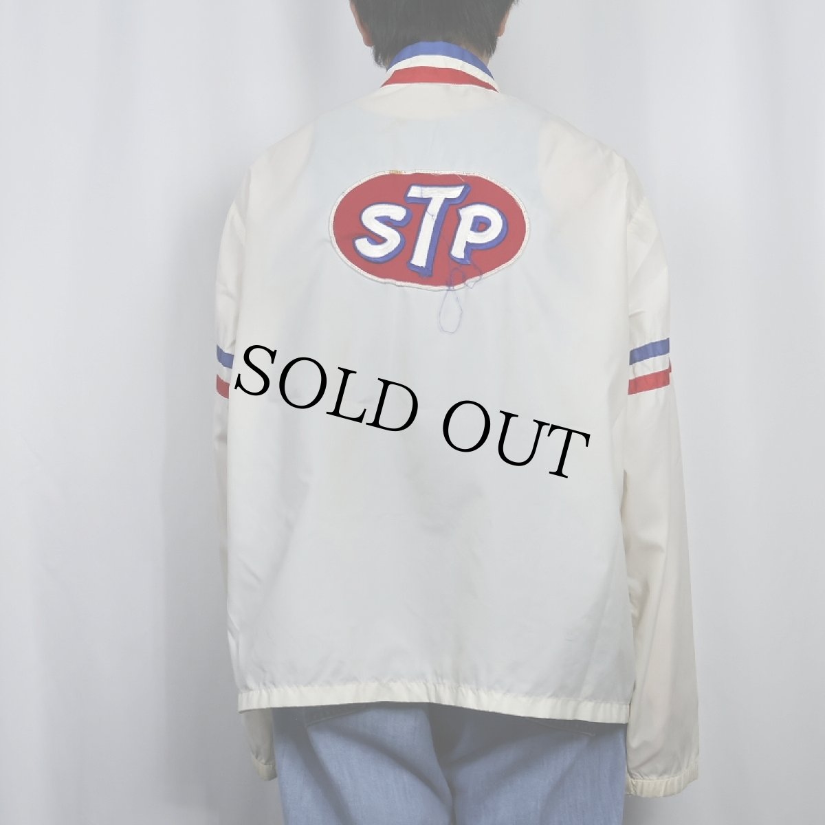 画像4: 70's Don-Jac "STP" ナイロンレーシングジャケット (4)