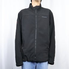 画像2: 2014AW Patagonia "KENT COMPANIES" ソフトシェルジャケット BLACK L (2)