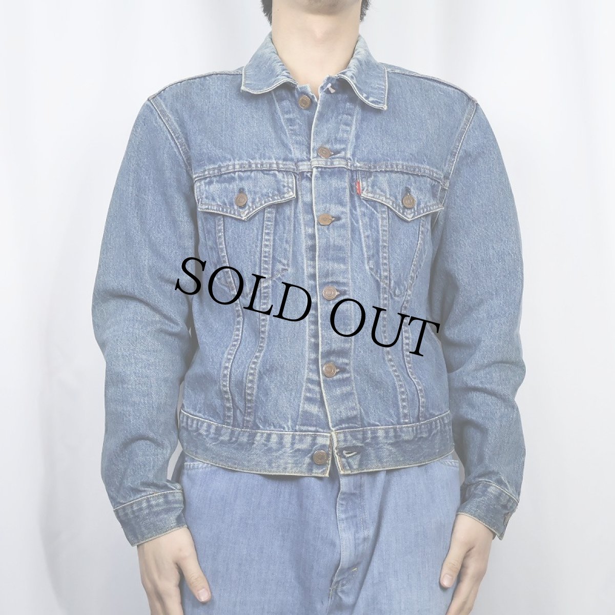 画像2: 80's Levi's 70506-0217 デニムジャケット SIZE42 (2)
