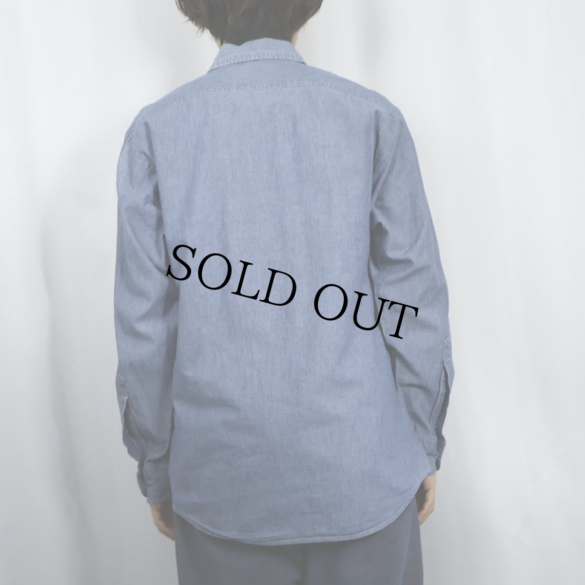 画像3: 80's OSHKOSH シャンブレーシャツ (3)