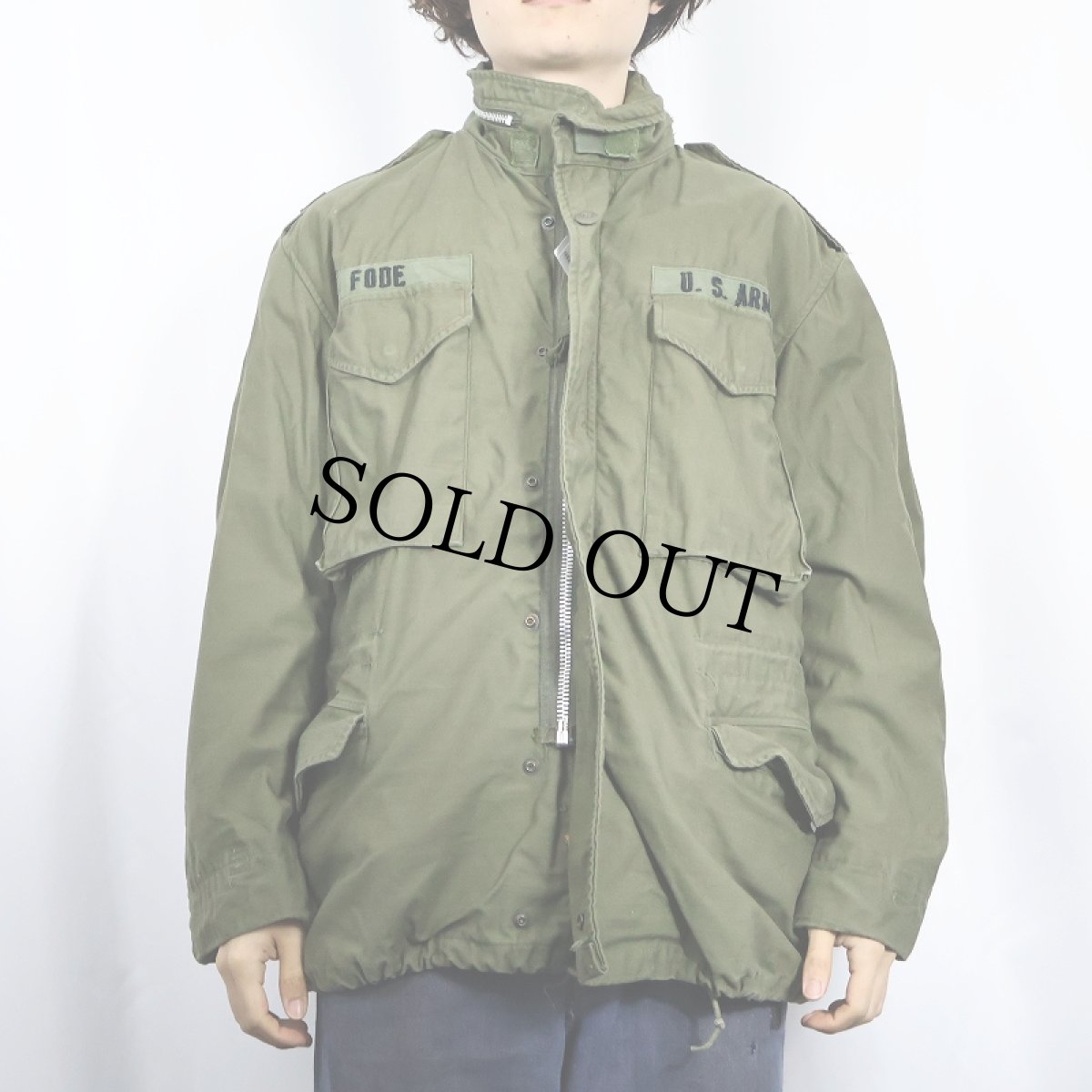 画像2: 60’s U.S.ARMY M-65 フィールドジャケット 2nd MEDIUM-SHORT (2)