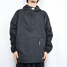 画像2: 80's L.L.Bean ナイロンアノラックパーカー BLACK L (2)