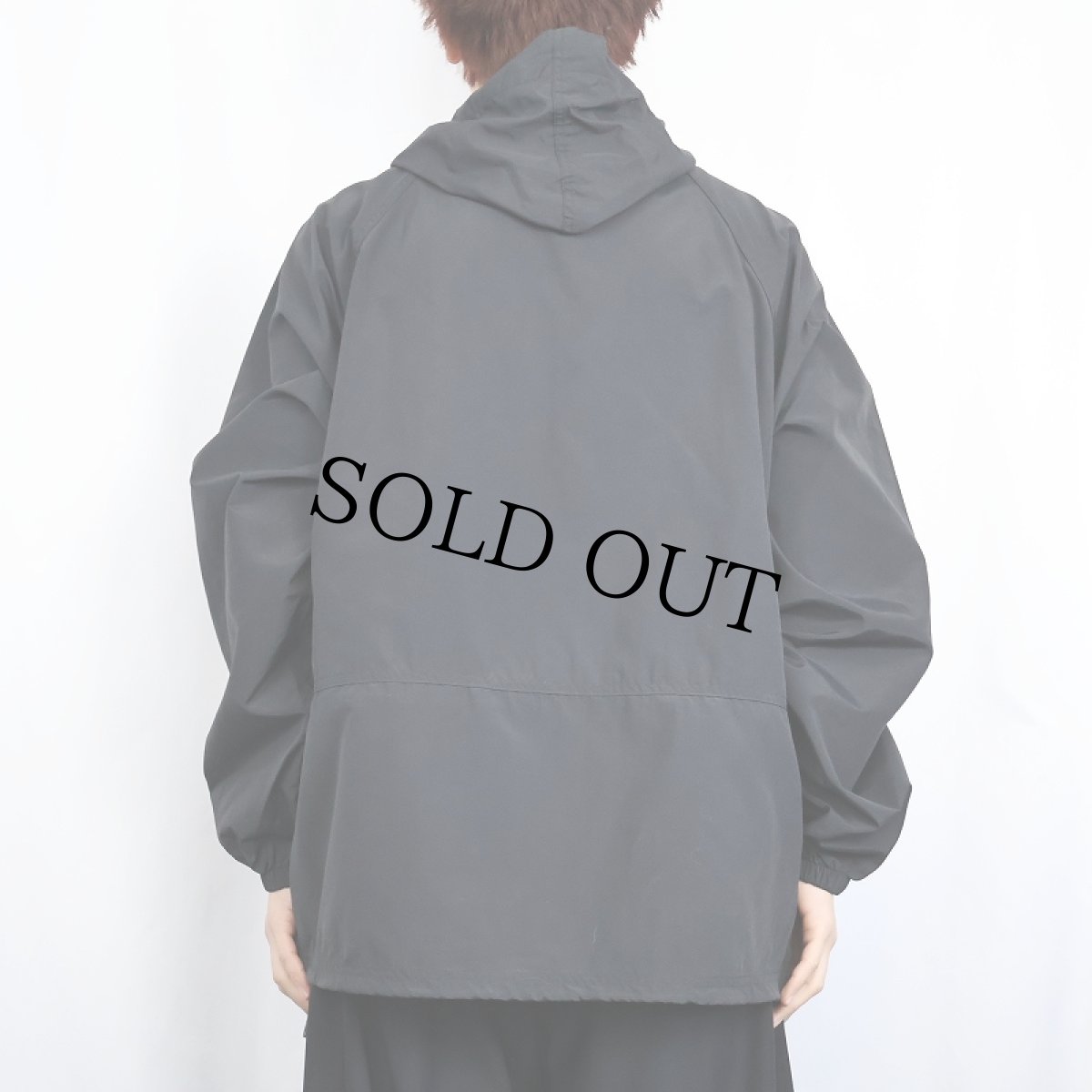 画像3: 80's L.L.Bean ナイロンアノラックパーカー BLACK L (3)