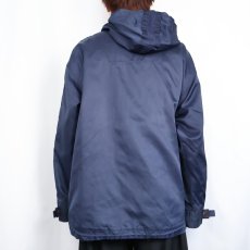 画像3: GAP ナイロンアノラックパーカー NAVY M (3)