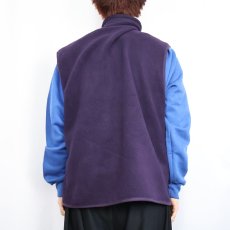 画像3: 90's Patagonia USA製 シンチラフリースベスト PURPLE XL (3)