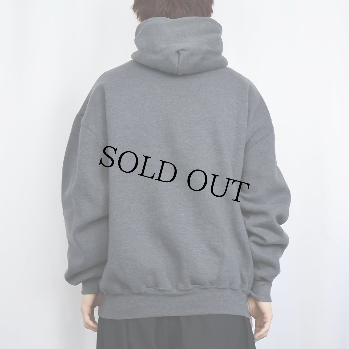 画像3: 90's RUSSELL ATHLETIC USA製 無地スウェットフーディー XL (3)