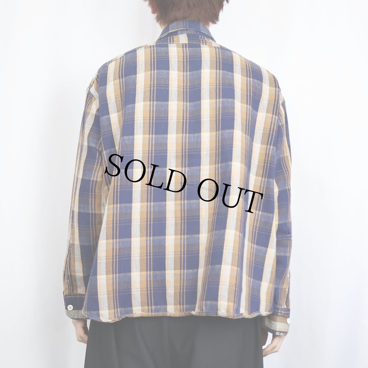 画像3: 70's BIG YANK チェック柄 ヘビーネルシャツ (3)