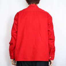 画像3: 50〜60's Woodleigh コーデュロイ オープンカラーシャツ L (3)