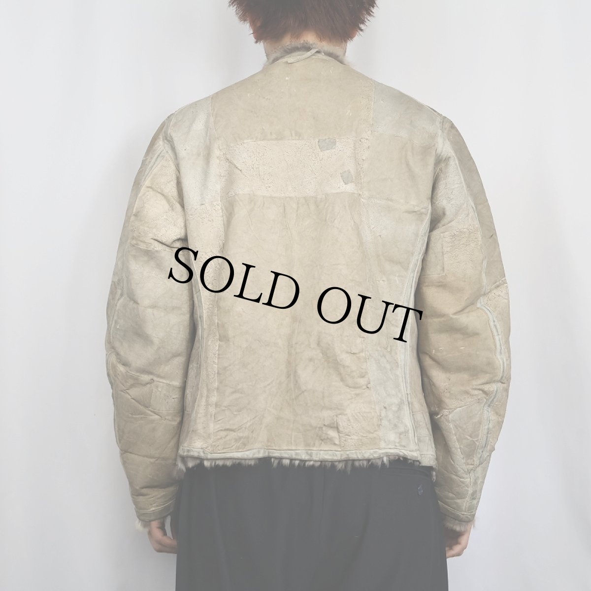 画像3: 40's〜 GERMAN ARMY "LUFTWAFFE" ラビットファー ライナージャケット (3)