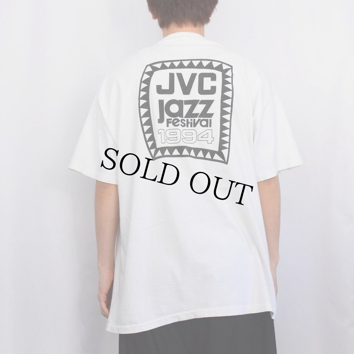 画像4: 90's Miles Davis "Up Down Sideways" JVC Jazz Festival 1994 ジャズミュージシャン プリントTシャツ (4)
