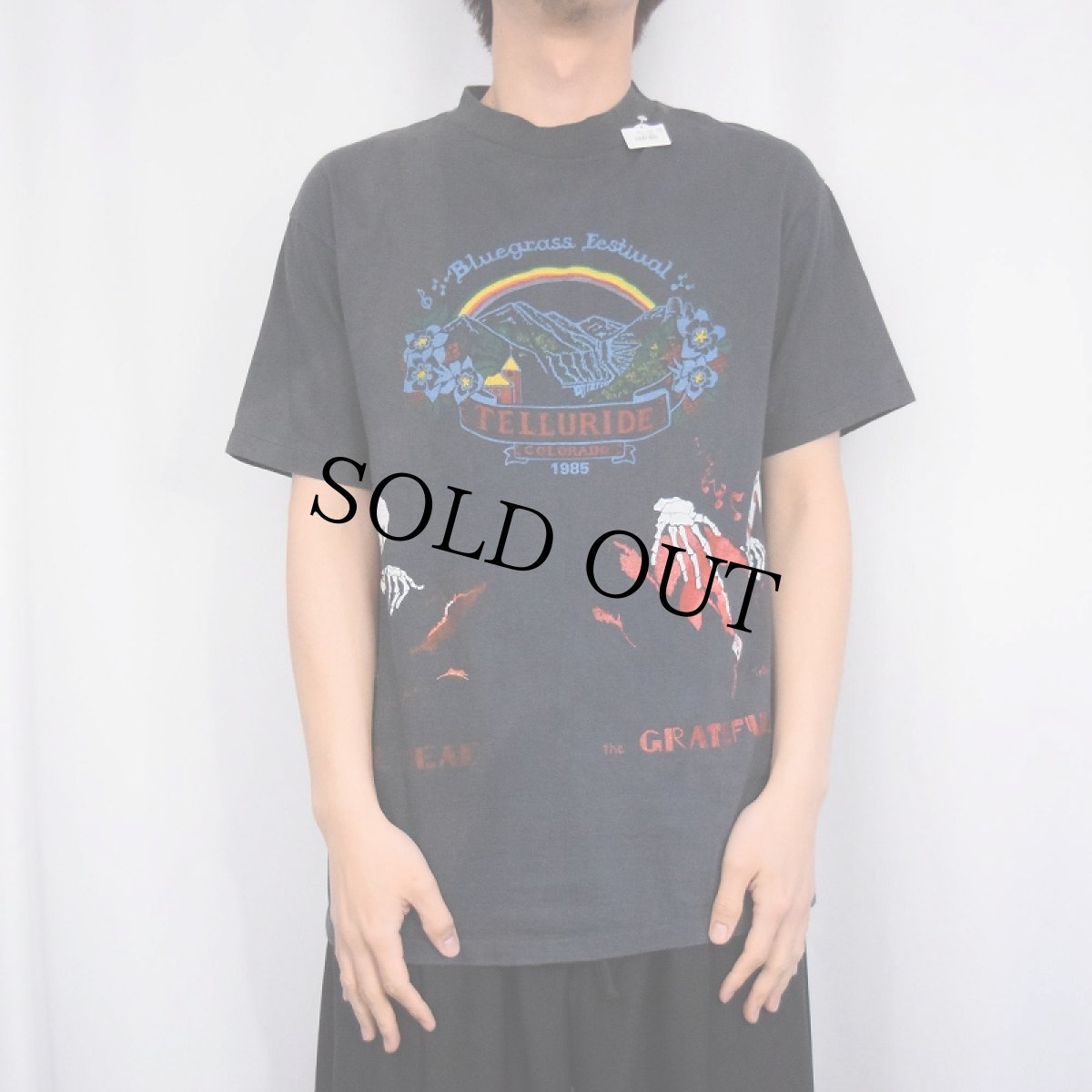画像3: 80's GRATEFUL DEAD USA製 "Bluegrass Festival" ロックバンドプリントTシャツ L (3)