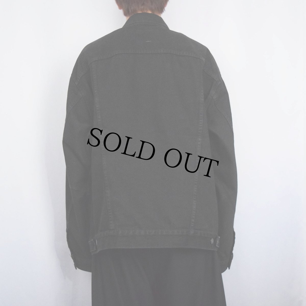 画像3: 90's Levi's 70507 USA製 ブラックデニムジャケット XL (3)