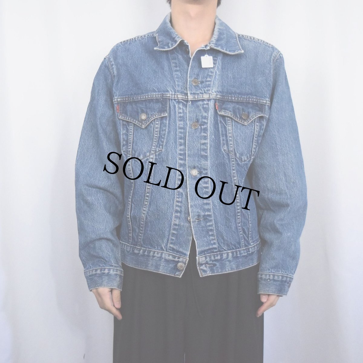 画像2: 90's Levi's CANADA製 "IRREGULAR TAB" デニムジャケット SIZE46 (2)