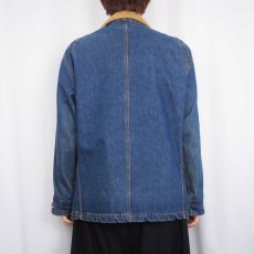 画像4: 90's Ralph Lauren ネルライナー デニムカバーオール M (4)