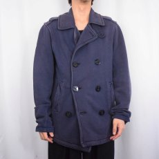 画像2: POLO Ralph Lauren スウェット Pコート NAVY M (2)
