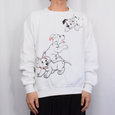 画像3: 90's Disney DESIGNS USA製 "101 DALMATIANS" キャラクタープリントスウェット S (3)