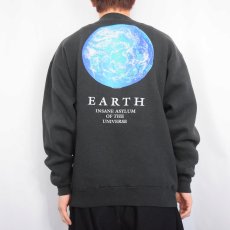 画像4: 90's VISION STREET WEAR "MTV EARTH INSANE ASYLUM OF THE UNIVERSE" プリントスウェット M (4)