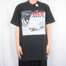 画像3: 90's TAD "INHALER" グランジバンドプリントTシャツ BLACK XXL  (3)
