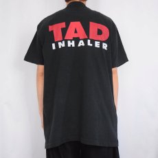 画像4: 90's TAD "INHALER" グランジバンドプリントTシャツ BLACK XXL  (4)