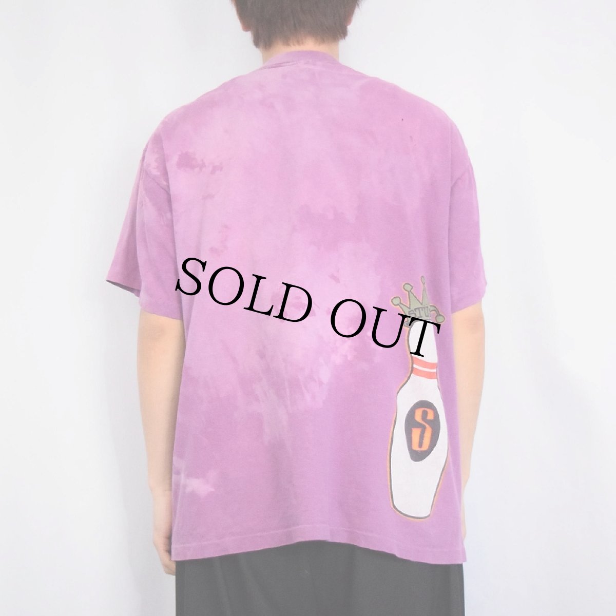 画像4: 80's STUSSY USA製 "KING PIN GEAR" プリントTシャツ XL (4)