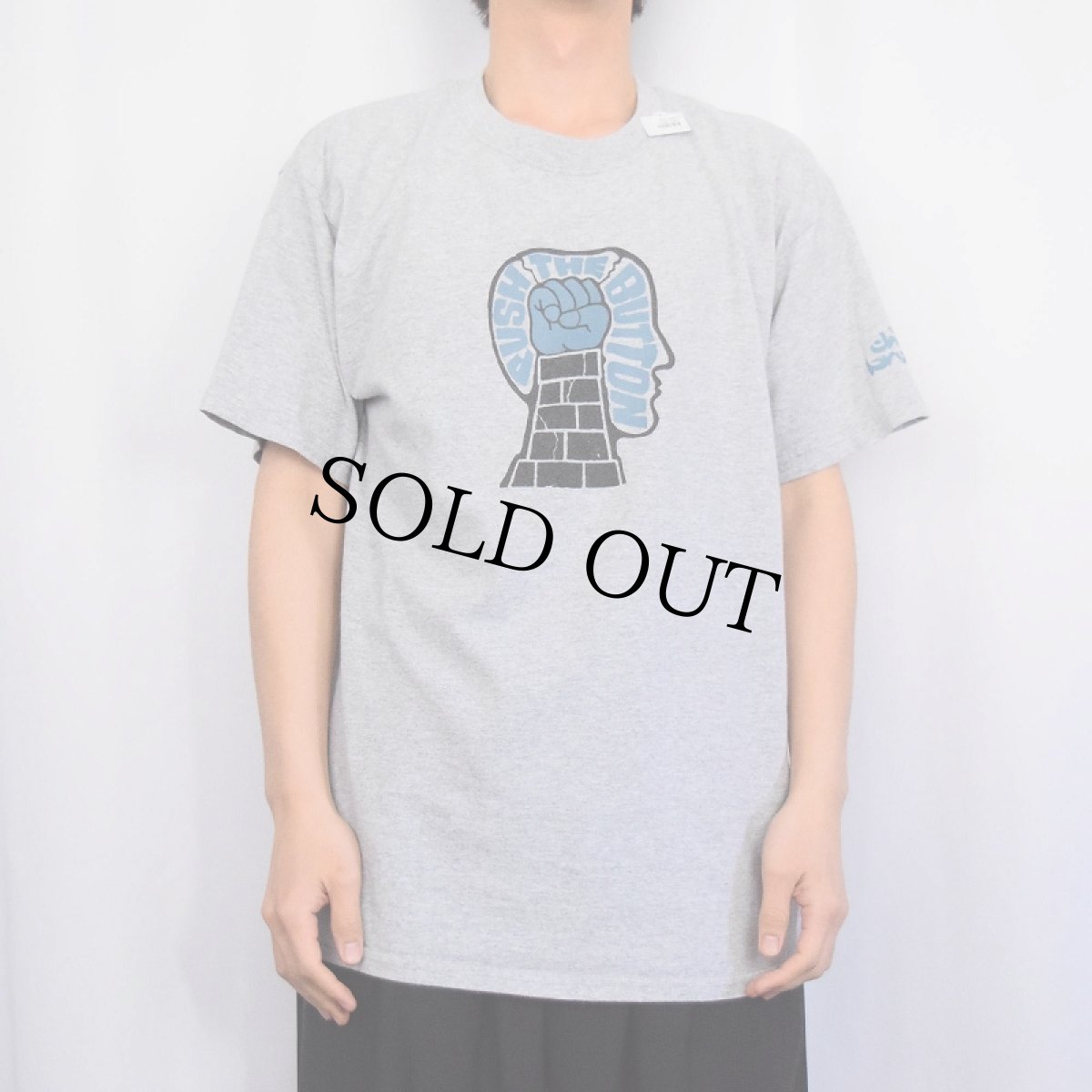 画像2: 2000's The Chemical Brothers "PUSH THE BUTTON" ダンスミュージックユニットTシャツ L (2)