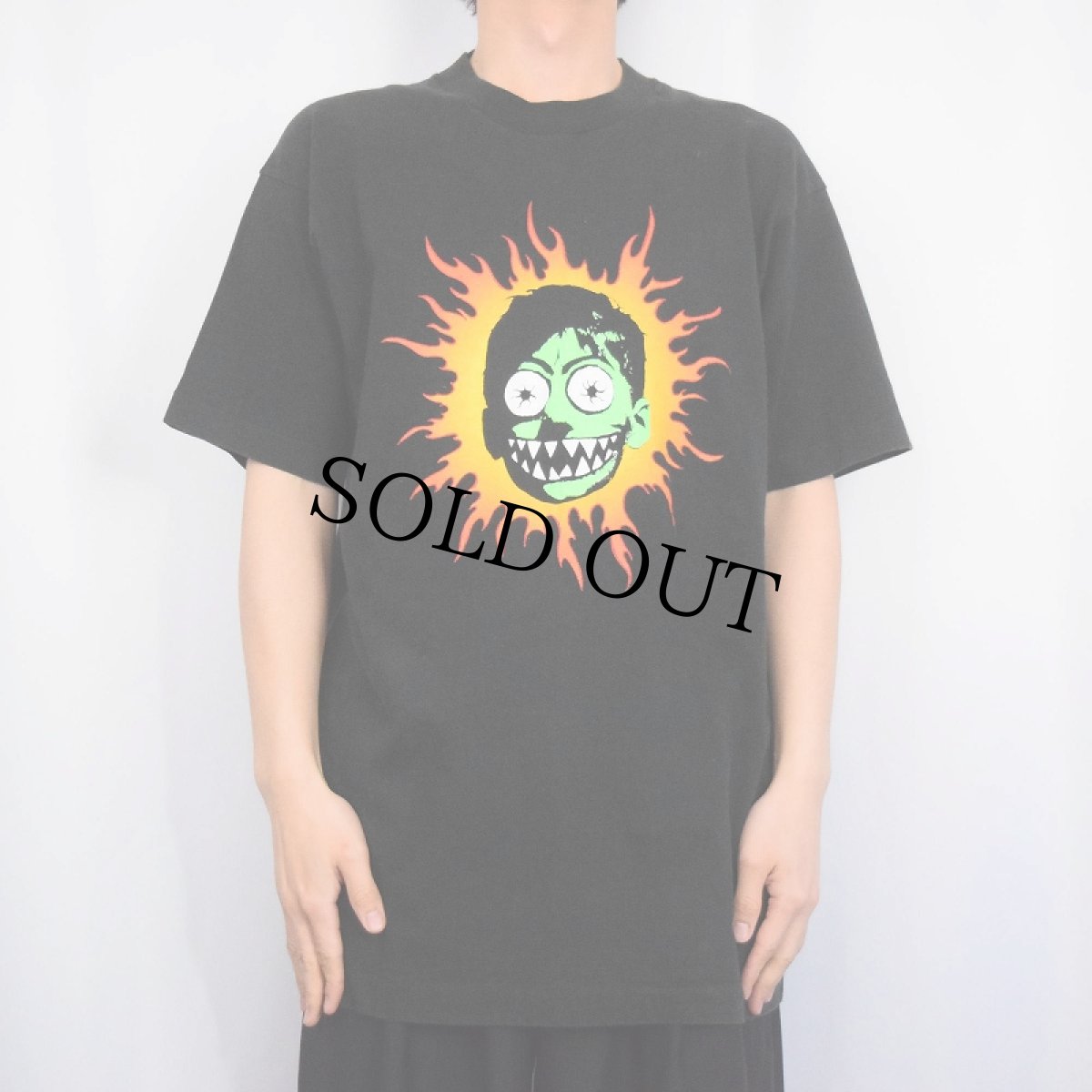 画像3: 90's DIDJITS USA製 パンクロックバンドプリントTシャツ L (3)