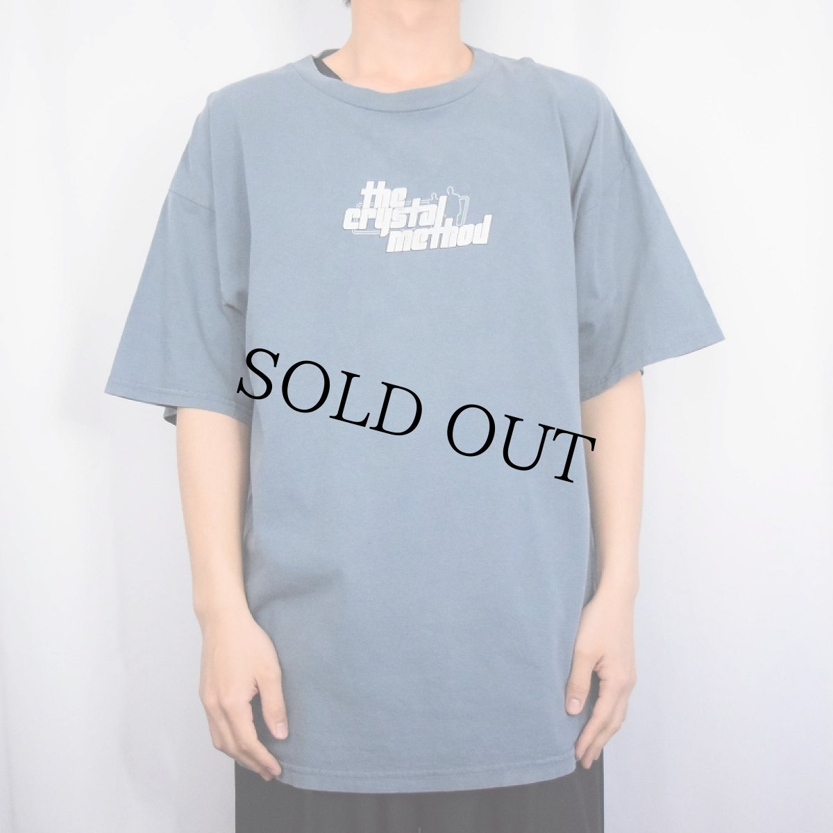 画像3: 90's The Crystal Method エレクトロニックミュージック デュオ プリントTシャツ XL (3)