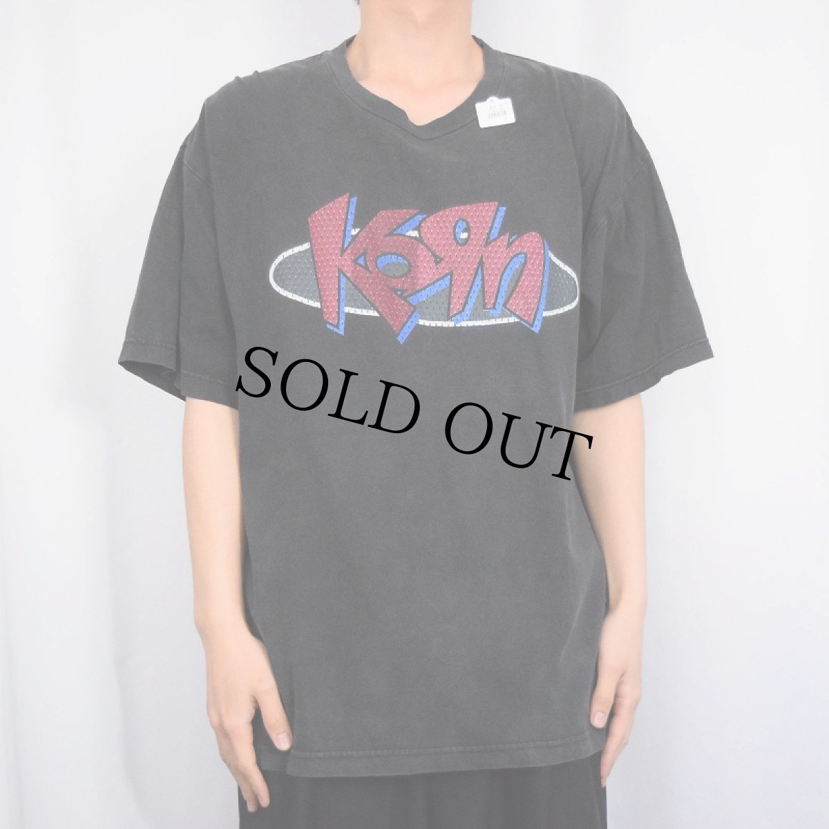 画像2: 90〜2000's Korn ロゴプリント メタルバンドTシャツ (2)