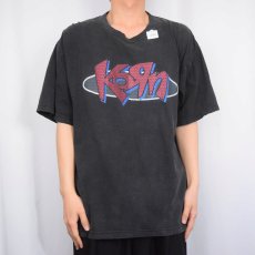画像2: 90〜2000's Korn ロゴプリント メタルバンドTシャツ  (2)