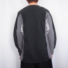画像3: 90's Korn USA製 メッシュ切り替え メタルバンドプリントロンT XL (3)