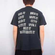 画像4: 80's NIRVANA "About a Girl" ロックバンド プリントTシャツ BLACK L (4)