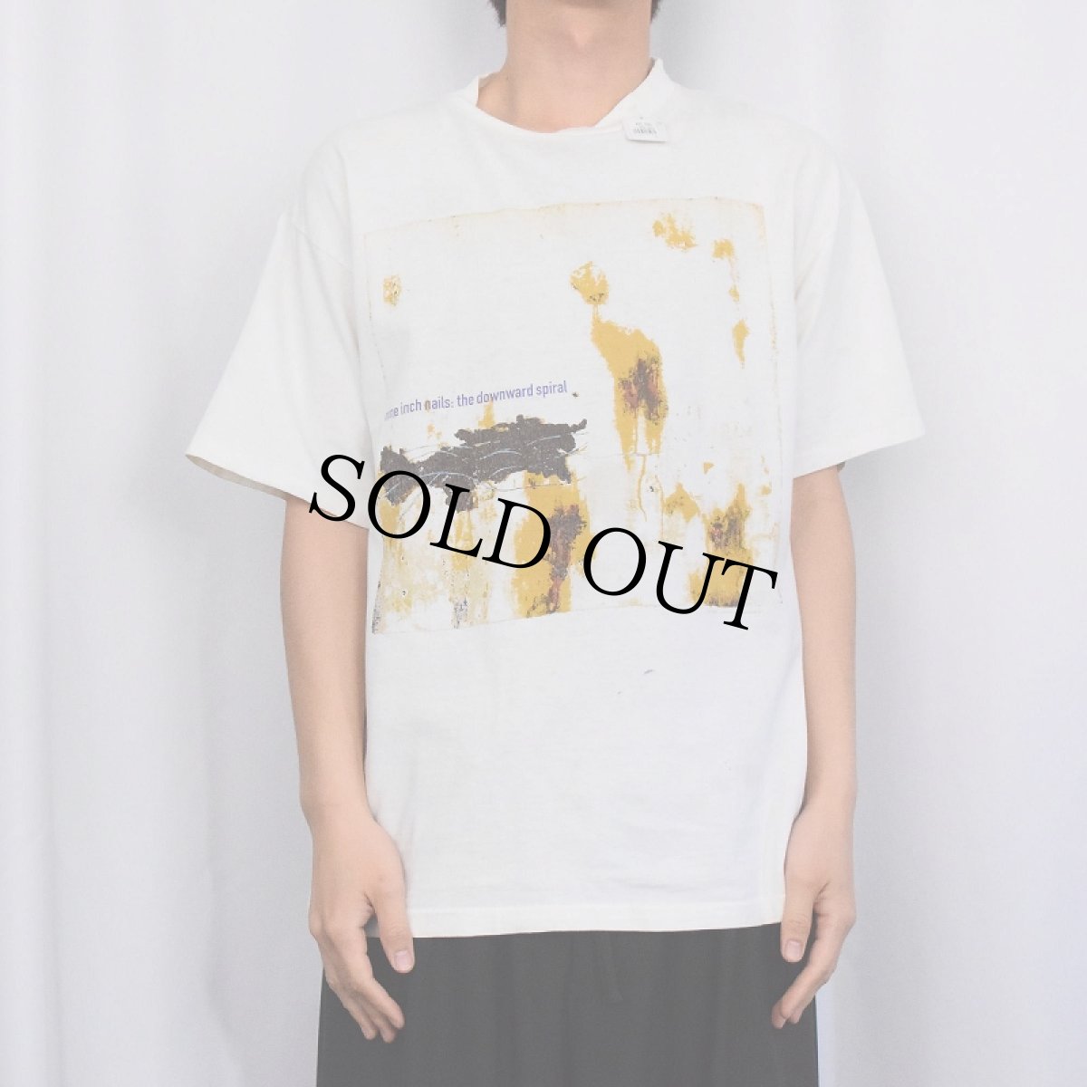 画像3: 90's Nine Inch Nails "The Downward Spiral" ロックバンドプリントTシャツ (3)