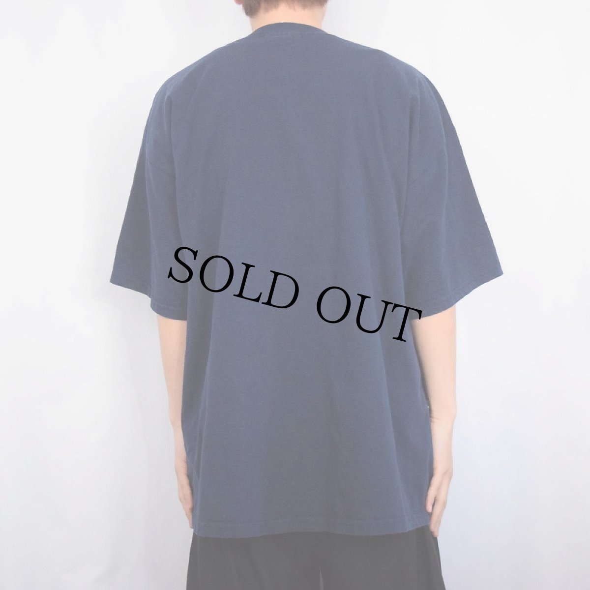 画像3: daft punk×松本零士 "digital love" "インターステラ5555"エレクトロミュージックユニットTシャツ NAVY SIZE 2XL (3)