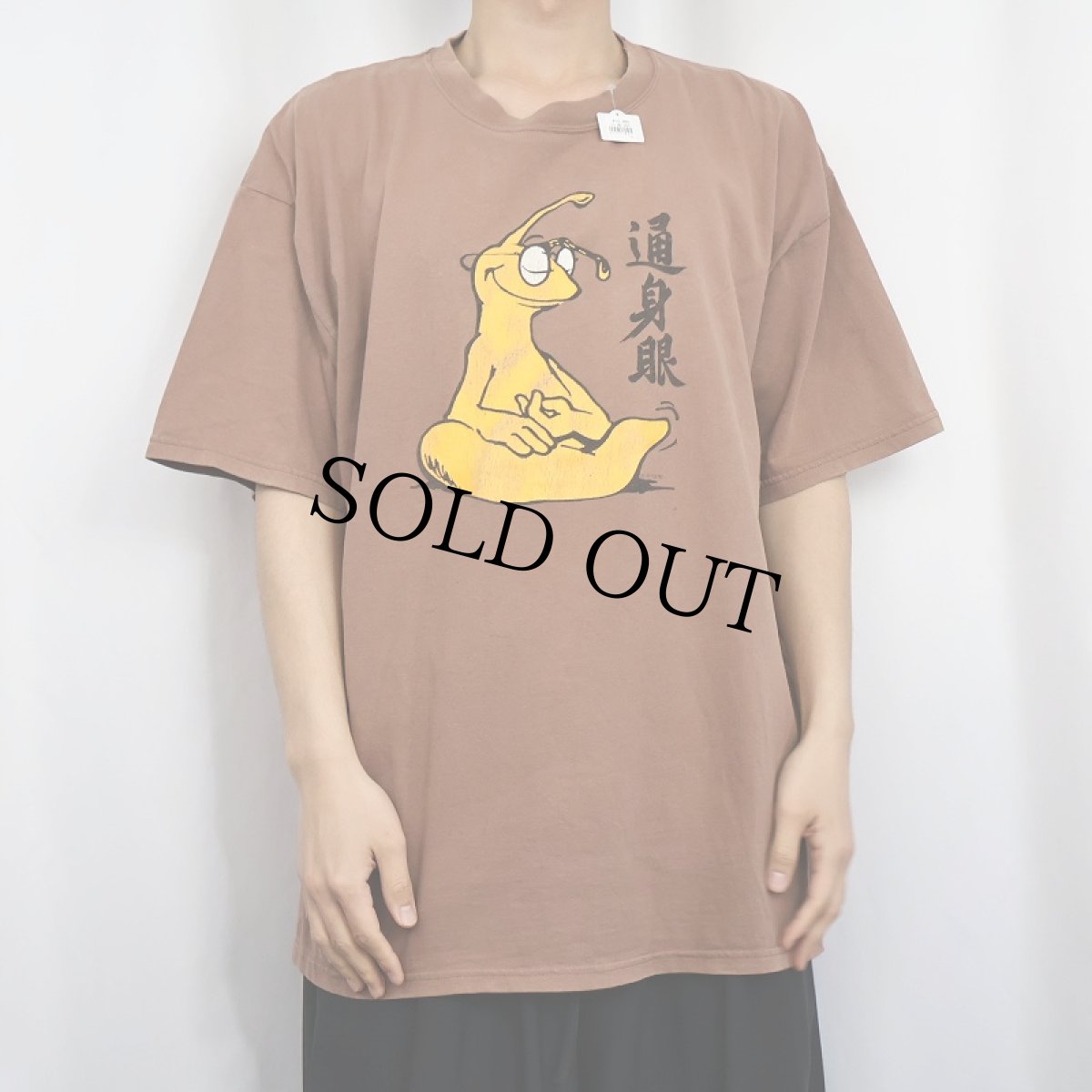画像2: UC SANTA CRUZ "通身眼" BANANA SLUGS プリントTシャツ XL (2)