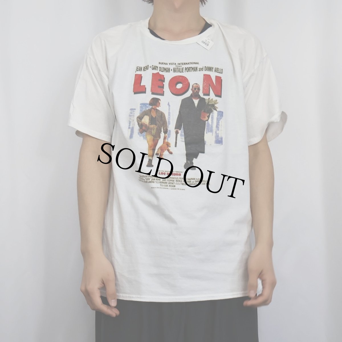 画像2: LEON クライムアクション映画プリントTシャツ (2)